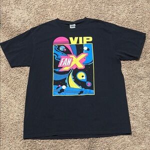 Black VIP Fan X Graphic T-Shirt